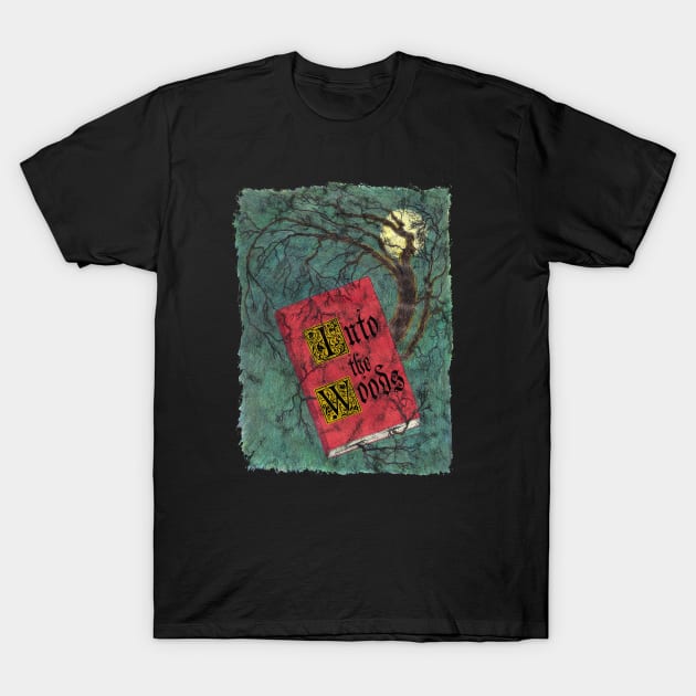 Into the Woods T-Shirt by Pinkazoid